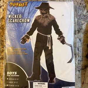 Spirit Wicked Scarecrow Boys Costume - Black and Brown